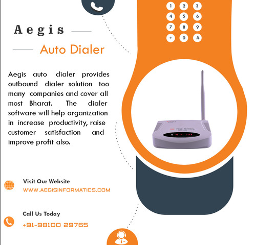 Auto dialer 4g aegis  display